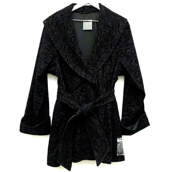Mycra Pac Reversible Shawl Velvet Print Jacket